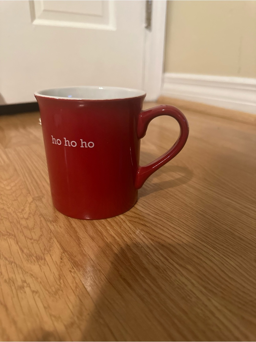 Red 'ho ho ho' Holiday Ceramic Mug